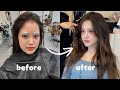 Extreme glow up transformation in korea kpop idol makeup and hair celebrity skin laser treatment