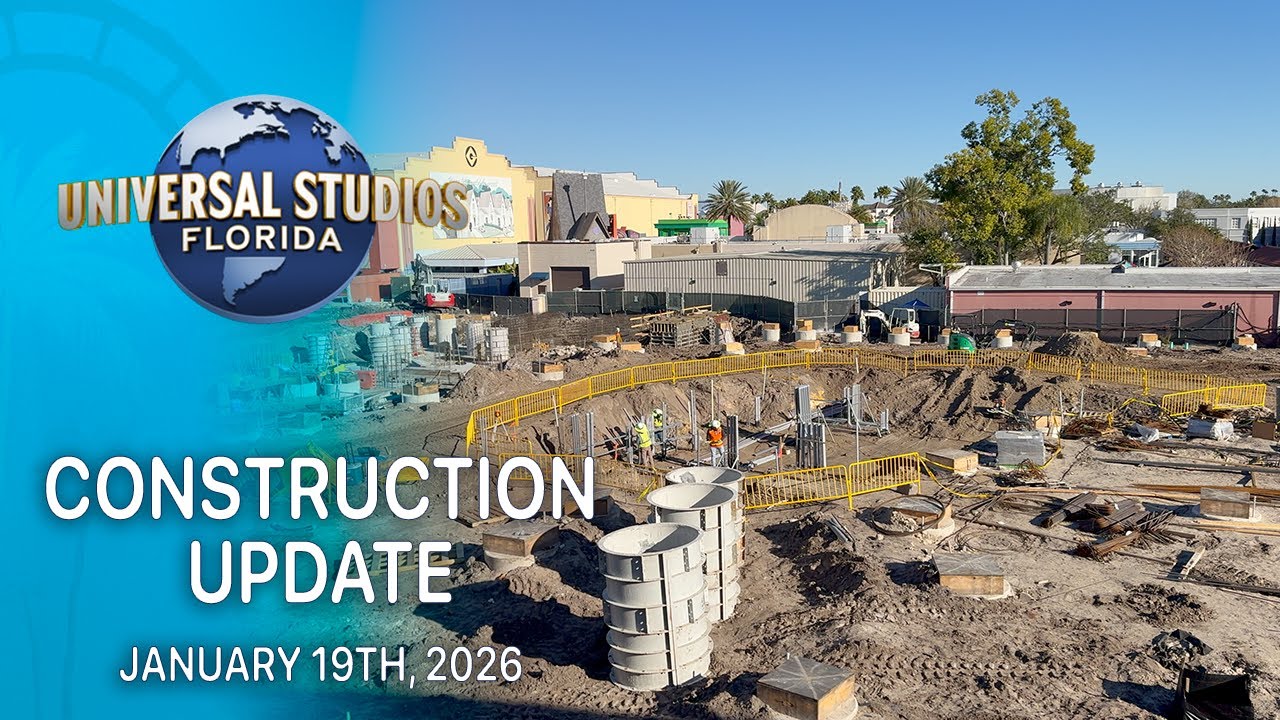Universal Orlando Roller Coaster Construction Update | MAJOR Progress 1.19.26