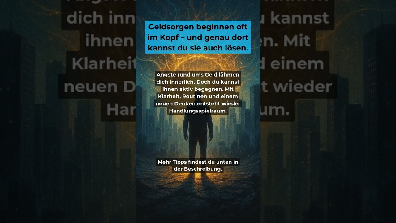 💸 Finanzielle Sorgen lähmen nicht nur dein Konto – sondern dein ganzes Denken.
