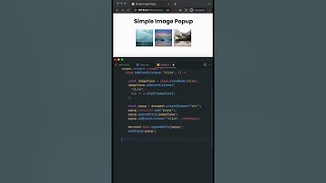 Simple Image Popup in #JS