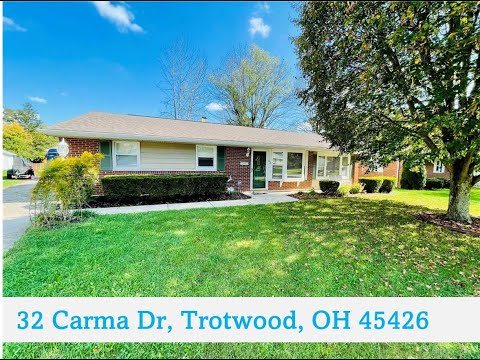 32 Carma Dr, Trotwood, OH home video tour