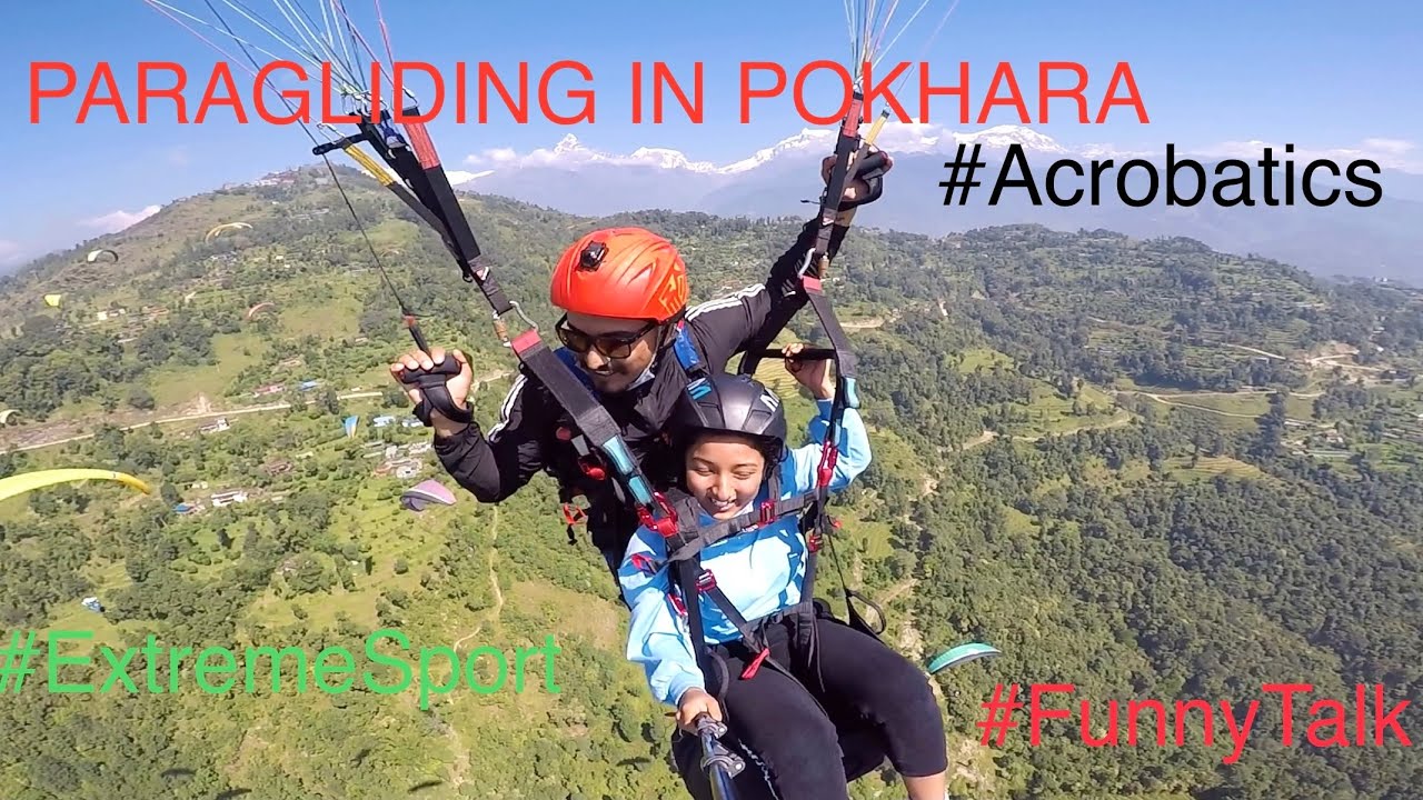 ⁣Acrobatics Thrilling Fun || Paragliding Pokhara,Nepal -Music Anxmu5