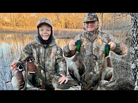 First Time Ever Duck Hunting On Our Pond