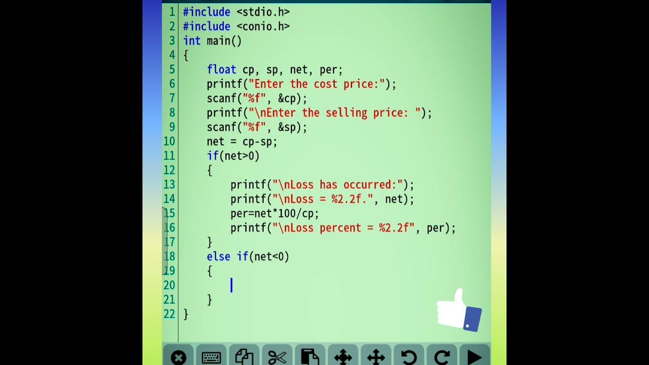PROFIT And LOSS In C Program Calculate Profit Or Loss Percent In C profit-and-loss-in-c-program-calculate-profit-or-loss-percent-in-c