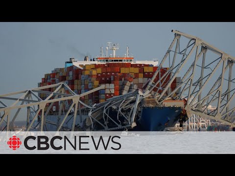 Container ship lost power before bridge collision, says Maryland governor