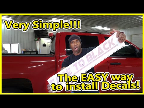 THE EASY WAY TO INSTALL VINYL DECALS: The Hinge