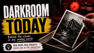 Darkroom Today - 8x10 Large Format Contact Prints from Silver Gelatin Paper Negative - 07/27/2026