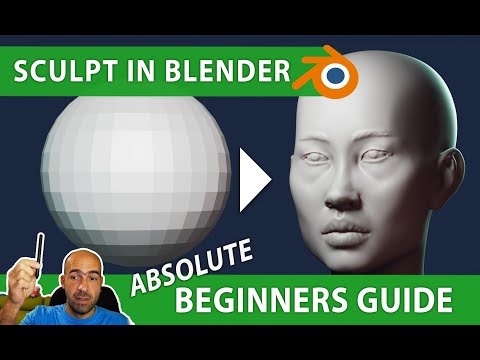 How to start sculpting in Blender with a tablet