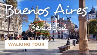 A walk through beautiful Buenos Aires / Argentina Walking Tour