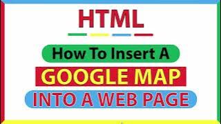Download lagu How To Add A Google Map to A Web Page Using HTML : Step-By-Step Tutorial
