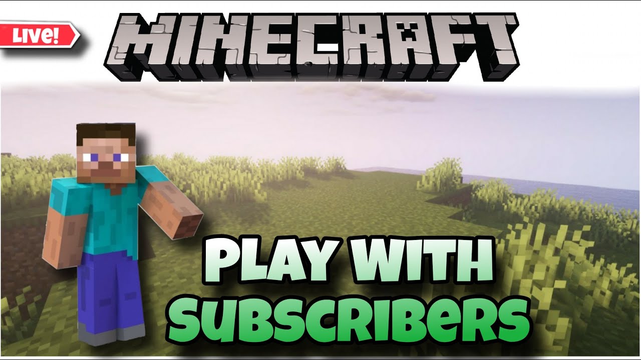 Minecraft Play With Subscribers 😼 - YouTube