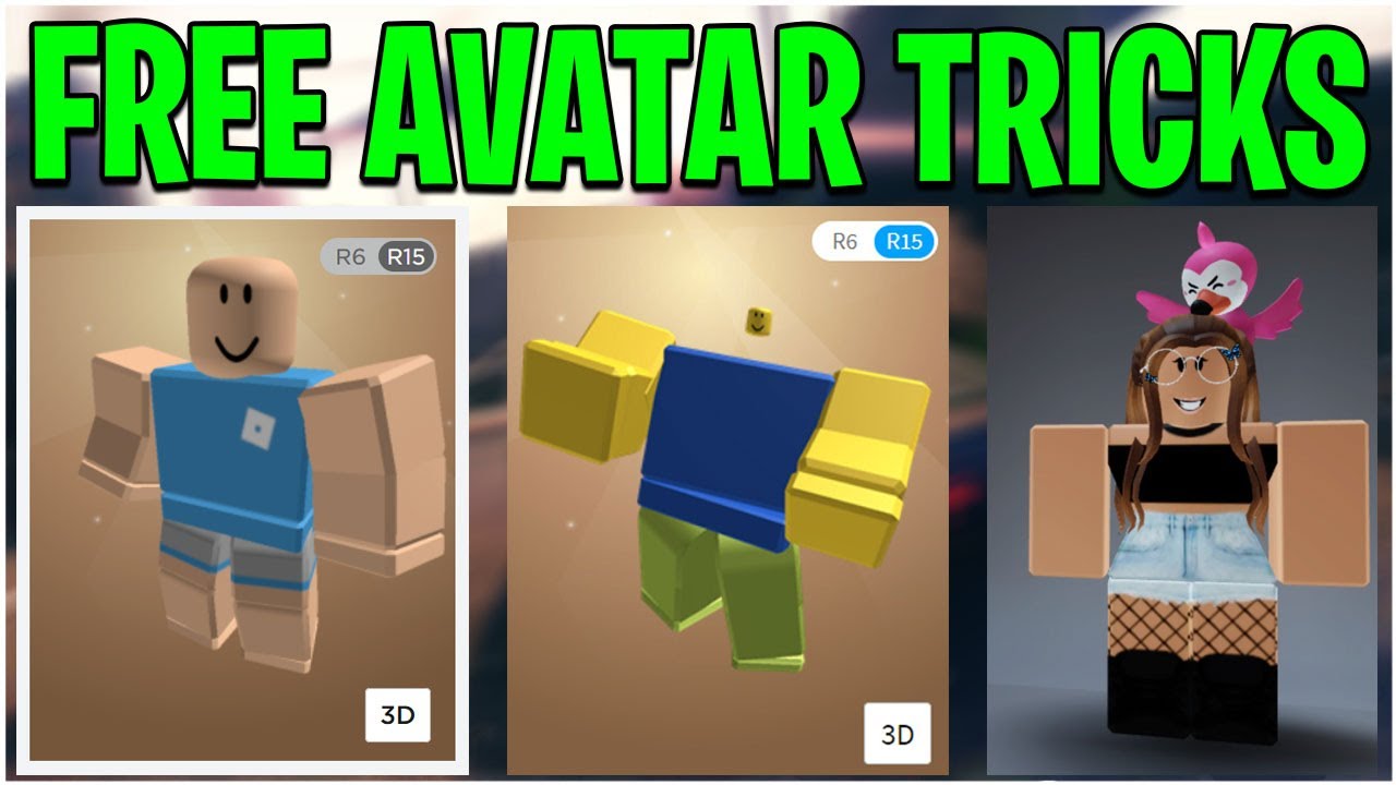 The BEST Roblox Avatar Tricks Using FREE Accessories! 