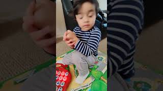 Vetch Alphabet Apple With 2 Years Old Ammar