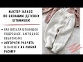 ДЕТСКИЕ ШТАНИШКИ БАЗОВАЯ МОДЕЛЬ | КАК СДЕЛАТЬ РАСЧЕТЫ | КАК ВЯЗАЛА ШТАНИШКИ | ЭКСПРЕСС МАСТЕР-КЛАСС