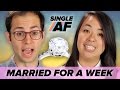 Single People Get Married For A Week • Single AF