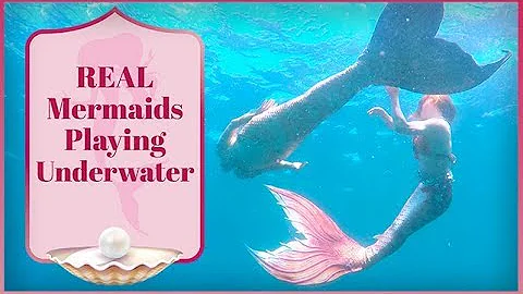 REAL Mermaids Playing Underwater