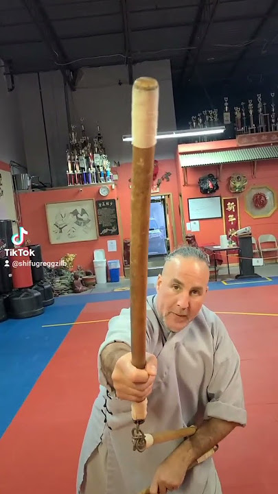 How to make your own three section!😃 #threesectionstaff #martialtok #