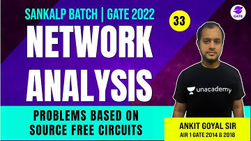 Problems Based on Source Free Circuits | L 33 | Network Analysis | Sankalp GATE 2022 #AnkitGoyal
