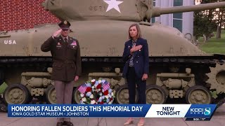Iowa Gold Star Military Museum Honors Fallen Soldiers On Memorial Day