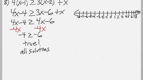 Math 119 : 2.5 #8 (Intermediate Algebra Tutorial : Solving Linear Inequalities)