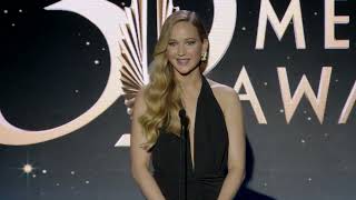 Jennifer Lawrence Honors Orville Peck at the GLAAD Media Awards
