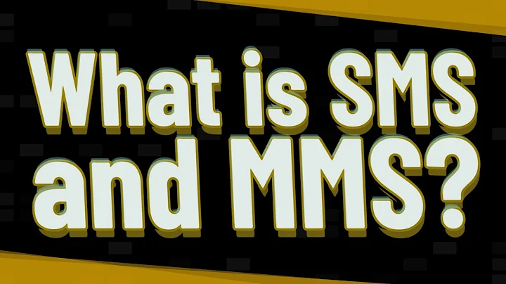 What is SMS and MMS?