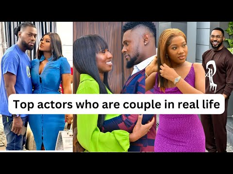 Top Nollywood Actors Who Are Married In Real Life. Sam Maurice, Sonia Uche, Chinenye Nnebe, Chris