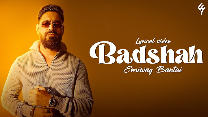 EMIWAY BANTAI - BADSHAH (Lyrics)