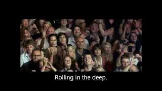 Adele ROLLING IN THE DEEP lyrics - LIVE at Royal Albert Hall