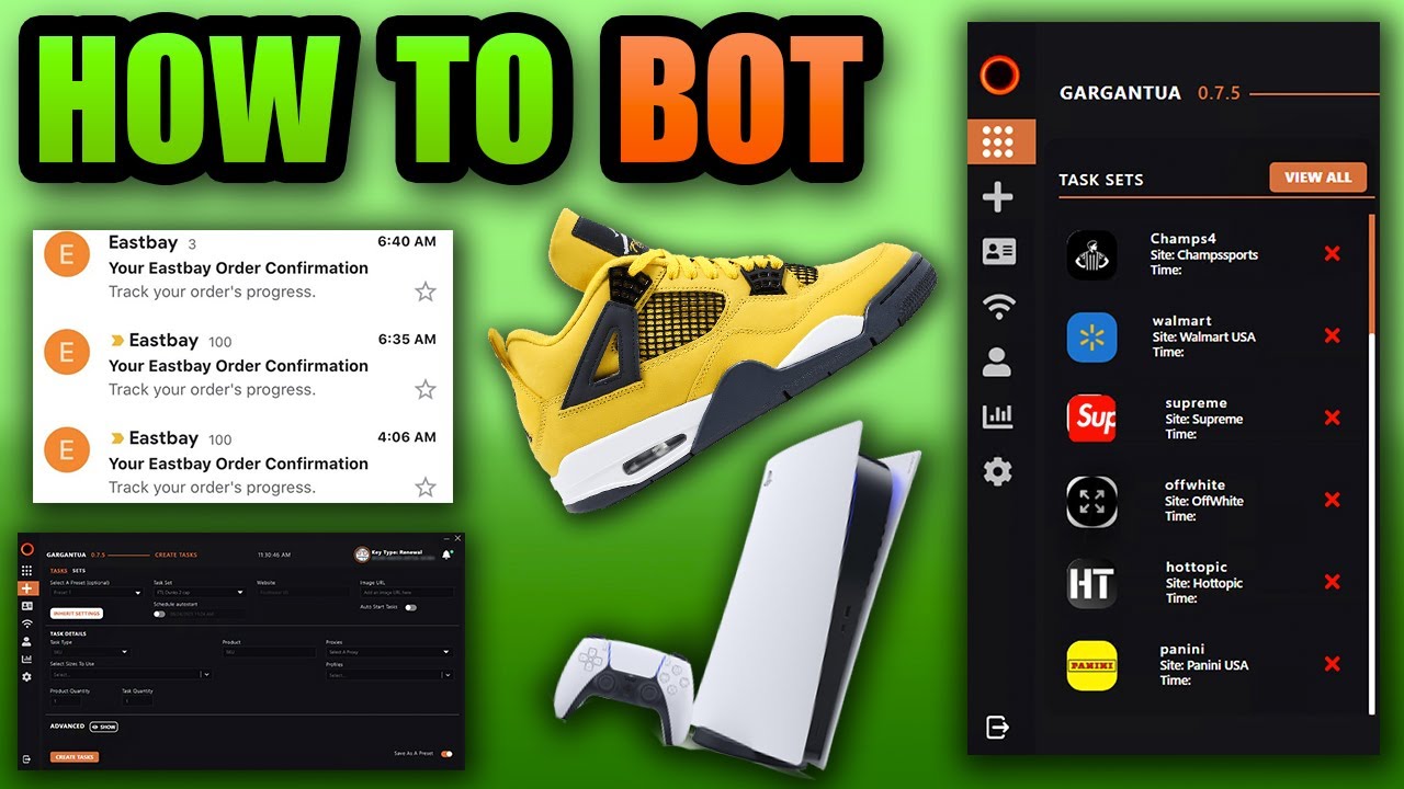 How to use a Sneaker BOT | FREE BOT Keys Soon !