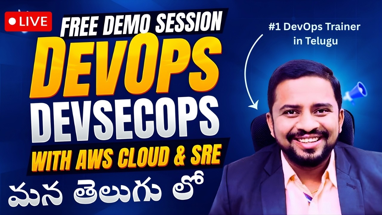 Free DevOps , DevSecOps With AWS & SRE Demo in Telugu – Live Session ...