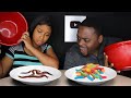 Asmr gummy food vs real food challenge  asmr eating no talking mukbang  beauty and the beast asmr