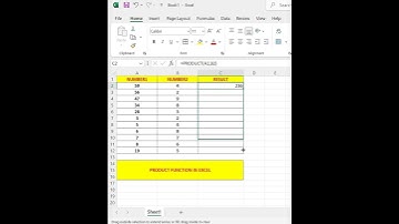 how to use product formula in exce #excel #excel tips #excel tips and tricks #ms exceltroutrial