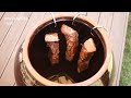 (SUB)🔥🏺항아리삼겹살훈제바베큐|Pork BBQ Cooked Charcoal Pot Oven Korean Style(Clay Pot Roasted pork belly)항아리화덕