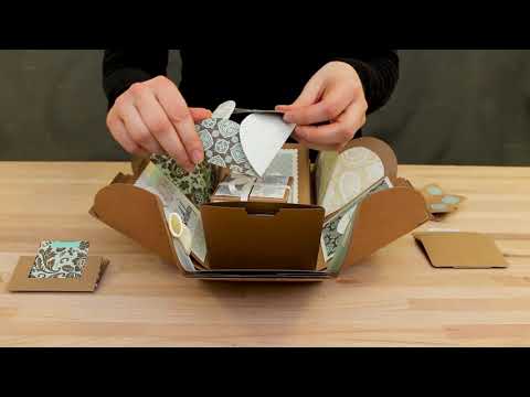 See how you could decorate an explosion box for weddings, birthdays etc.