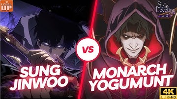 SUNG JINWOO VS YOGUMUNT (MONARCH OF TRANSFIGURATION) |STORY ANIMATION CUTSCENE - SOLO LEVELING ARISE