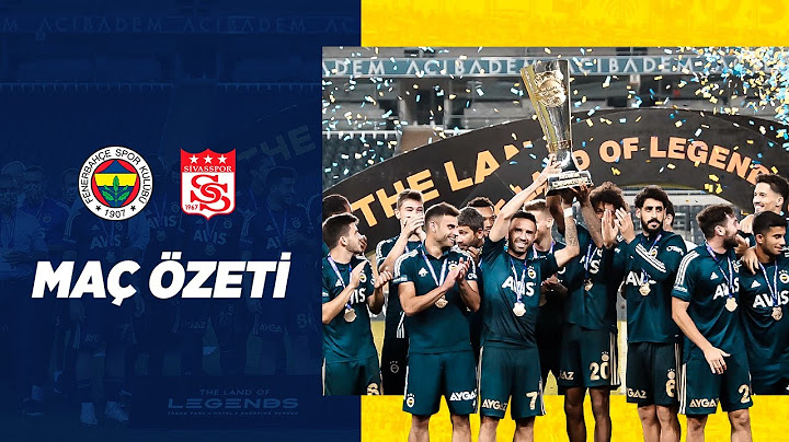 MAÇ ÖZETİ: Fenerbahçe 1-0 D.G. Sivasspor #TLOLCup #MatchPR