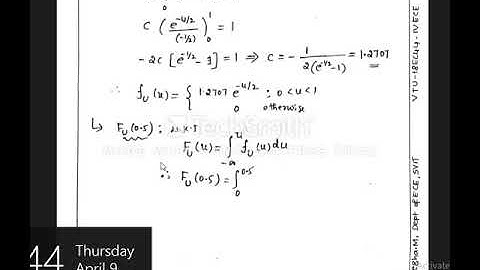 Module_1:  Summary of Single Random Variables and All types of Numerical Problems