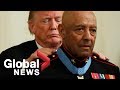 President Donald Trump presents Congressional Medal of Honor