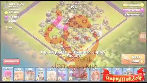 Clash of clan coc private server Random attack with Max troops parts-1
