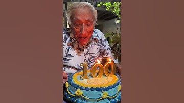 cuando el abuelo cumplió 100 años 🥹