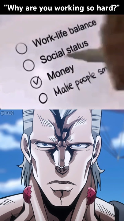 'Why is Polnareff working so hard?'