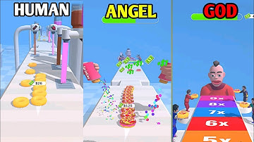 Donut Runner: Running Game Level 41-60 Gameplay Walkthrough Android IOS