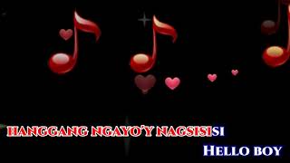 boy ilove you cherrie gil[ karaok]e