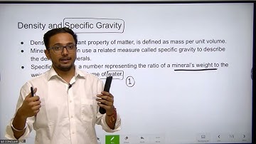 MINERAL PROPERTIES|| DENSITY AND SPECIFIC GRAVITY: Basics of Geography.