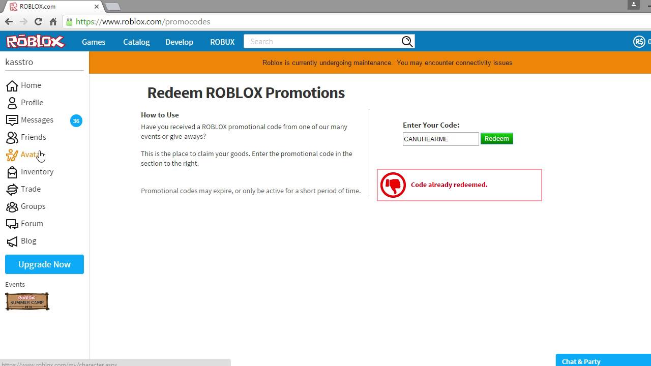 How To Redeem Codes On Roblox Youtube - roblox redem codes