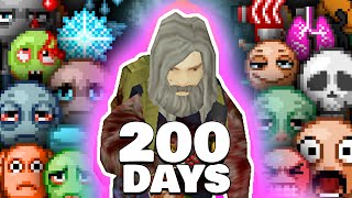 Days 101-200: How Long Can I Survive in Project Zomboid with All Negative Traits (CDDA Challenge)