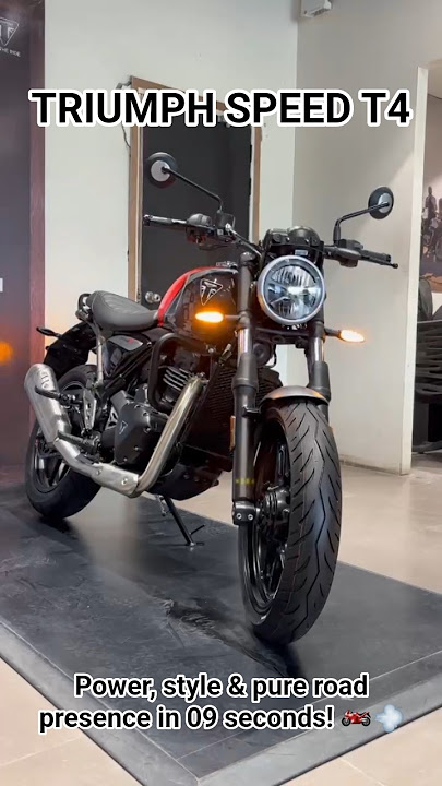 The Triumph Speed T4 🏍️💨 #TriumphSpeedT4 #Triumph #BikeLife #Shorts #Motorcycle #Superbike #riders