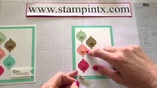 Quick Mosaic Madness Thank You Card