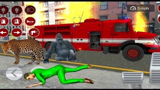 ✅Real Fire Truck Driving Simulator Fire Games - #22 Tampa Fire Department Truck - Android Xaming screenshot 5